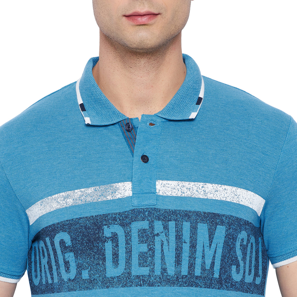 Duke Stardust Men Half Sleeve Cotton T-shirt (LF4553)