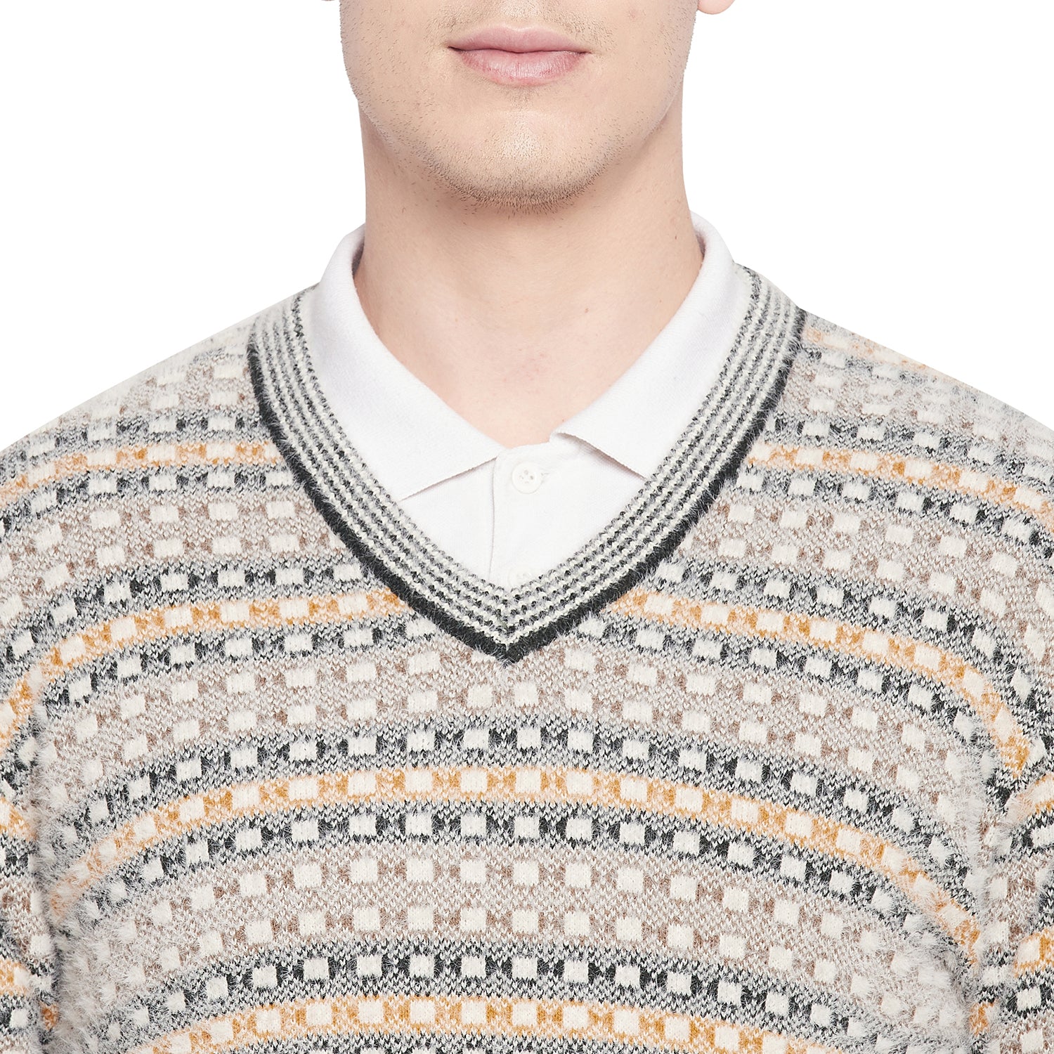 Duke Urban Men Full Sleeve V Neck Sweater (SDS2064)
