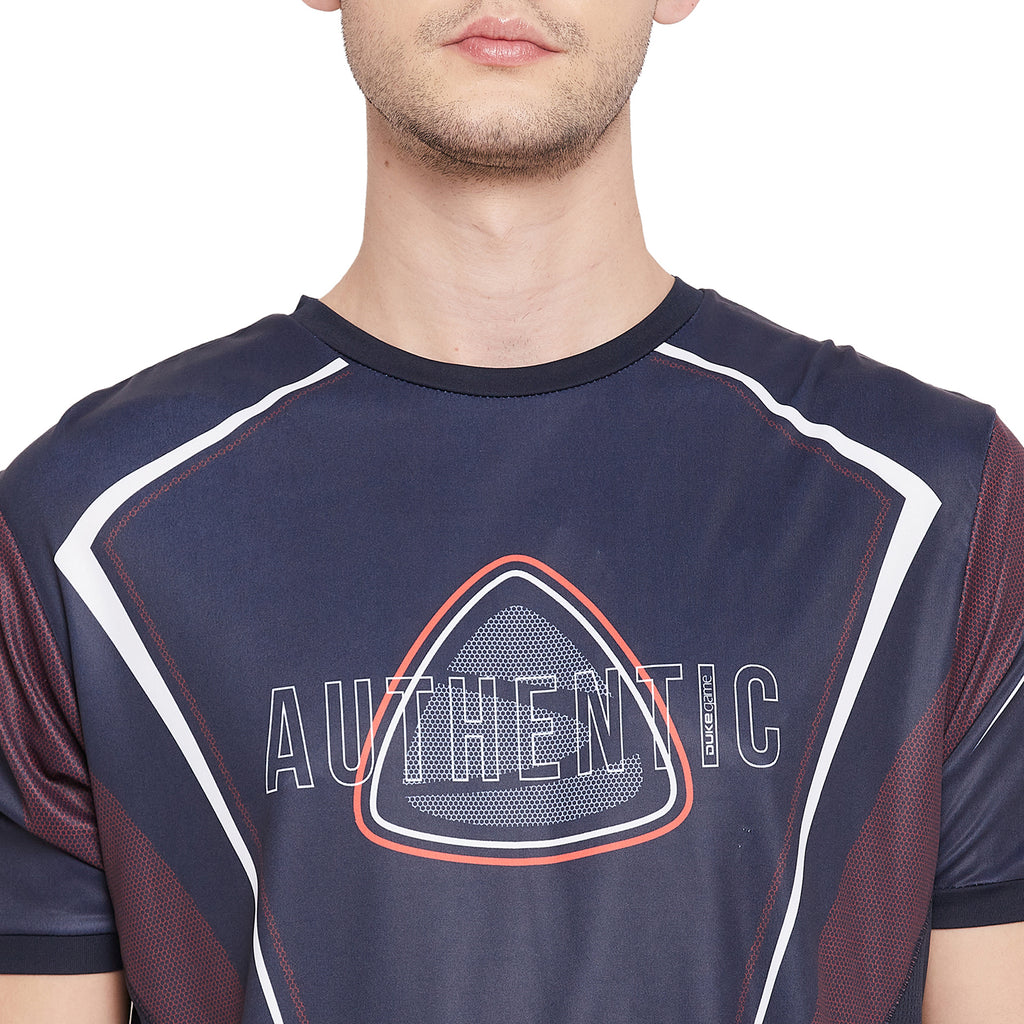 Duke Urban Men Half Sleeve Sports T-shirt (GD1168)