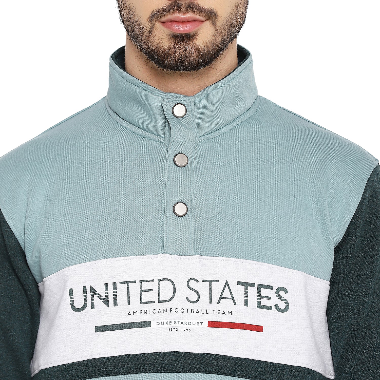 Duke Urban Men Collared Sweatshirt (LF6112)