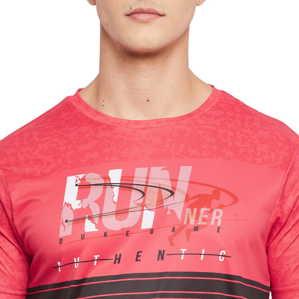 Duke Stardust Men Half Sleeve Sports T-shirt (GD1169)