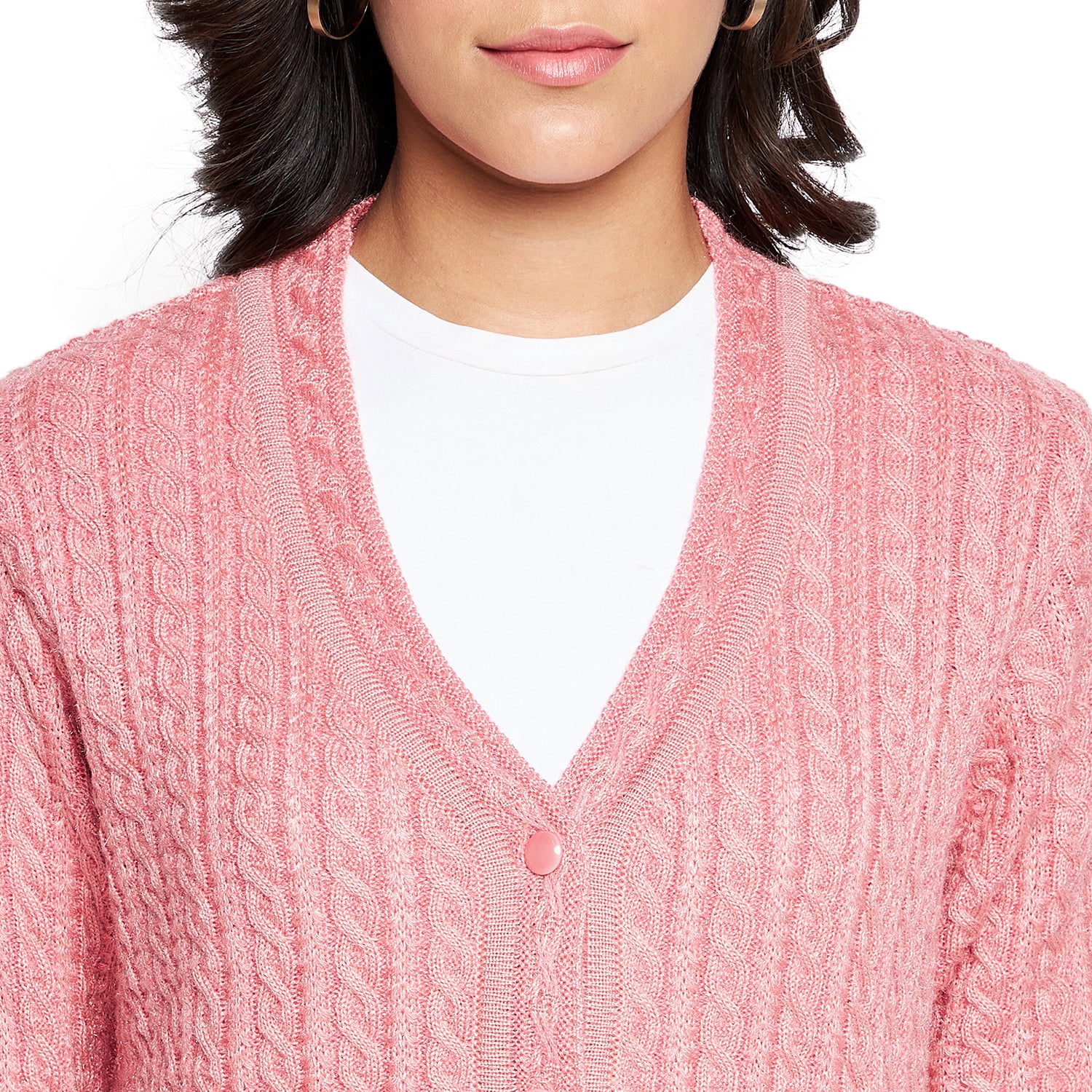 Duke Urban Women Full sleeve V Neck Cardigan (SDS9727)