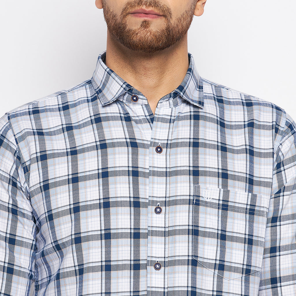 Duke Urban Men Full Sleeve Cotton Shirt (SDO8CKOG)