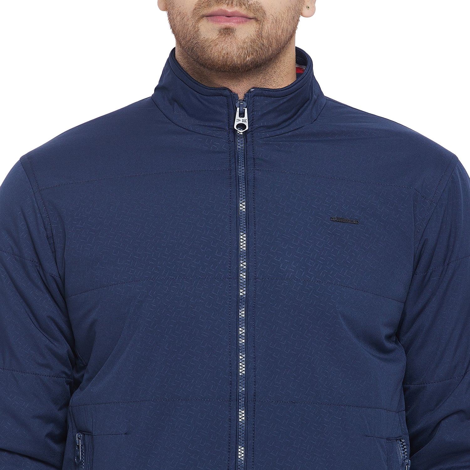 Duke Urban Men Full Sleeve Embossed Quilted Jacket (SDZ957)