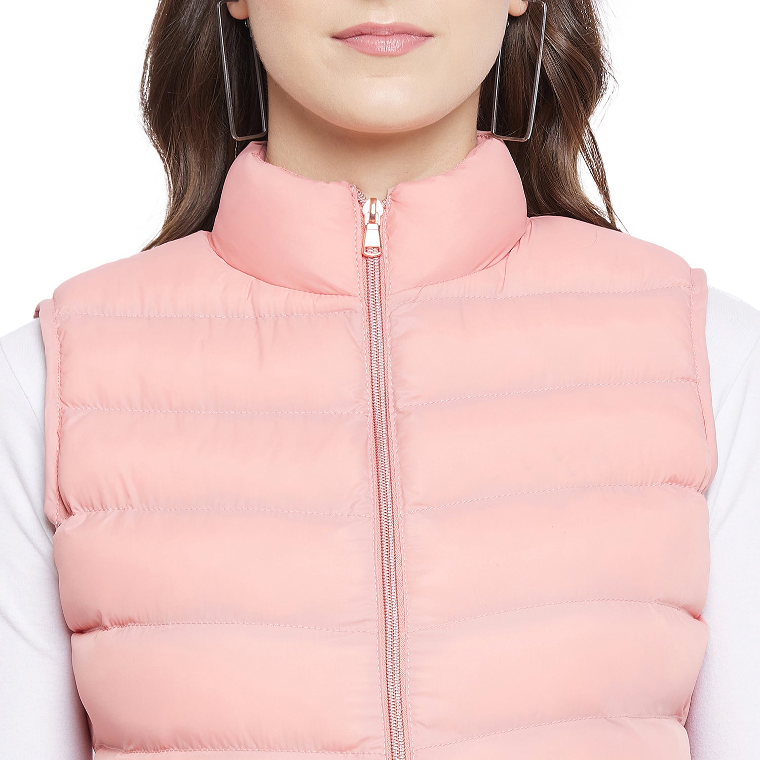 Duke Urban Women Sleeveless Puffer Jacket (SDZ6742)