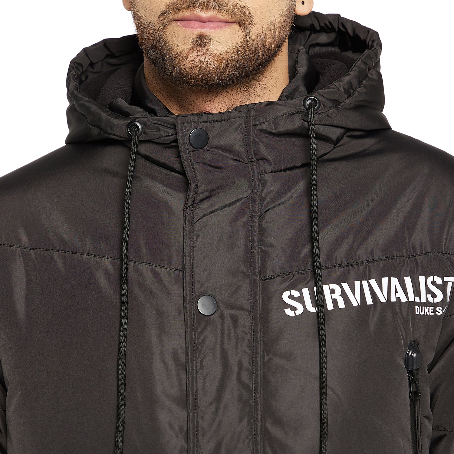 Duke Urban Men Full Sleeve Hooded Jacket (SDZ1087)