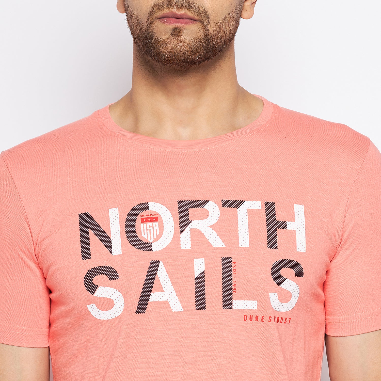 Duke Urban Men Half Sleeve Cotton T-shirt (LF5460)