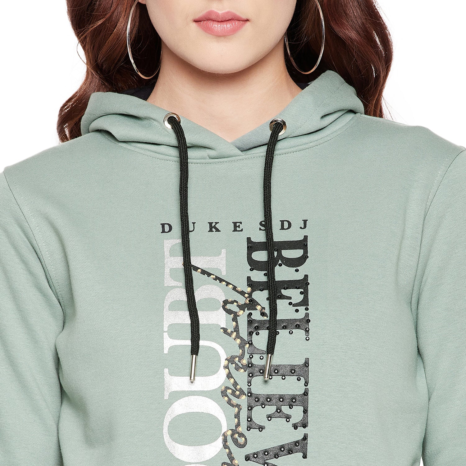 Duke Urban Women Full Sleeve Hooded Sweatshirt (LFX820)