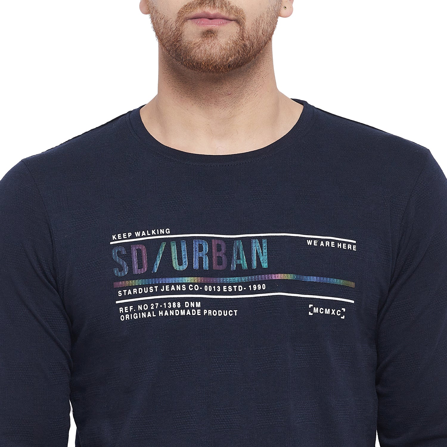 Duke Urban Men Full Sleeve Cotton T-Shirt (LF3929)
