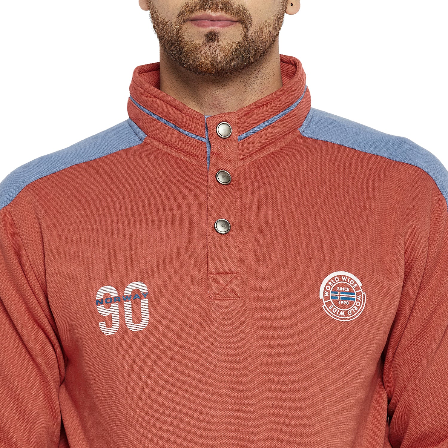 Duke Urban Men Collared Sweatshirt (LF6129)