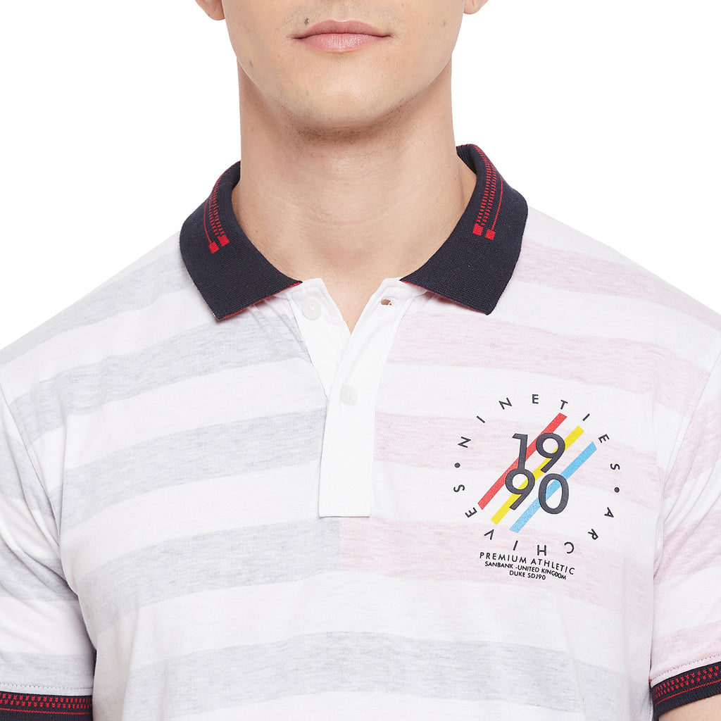 Duke Stardust Men Half Sleeve Cotton T-shirt (LF5491)