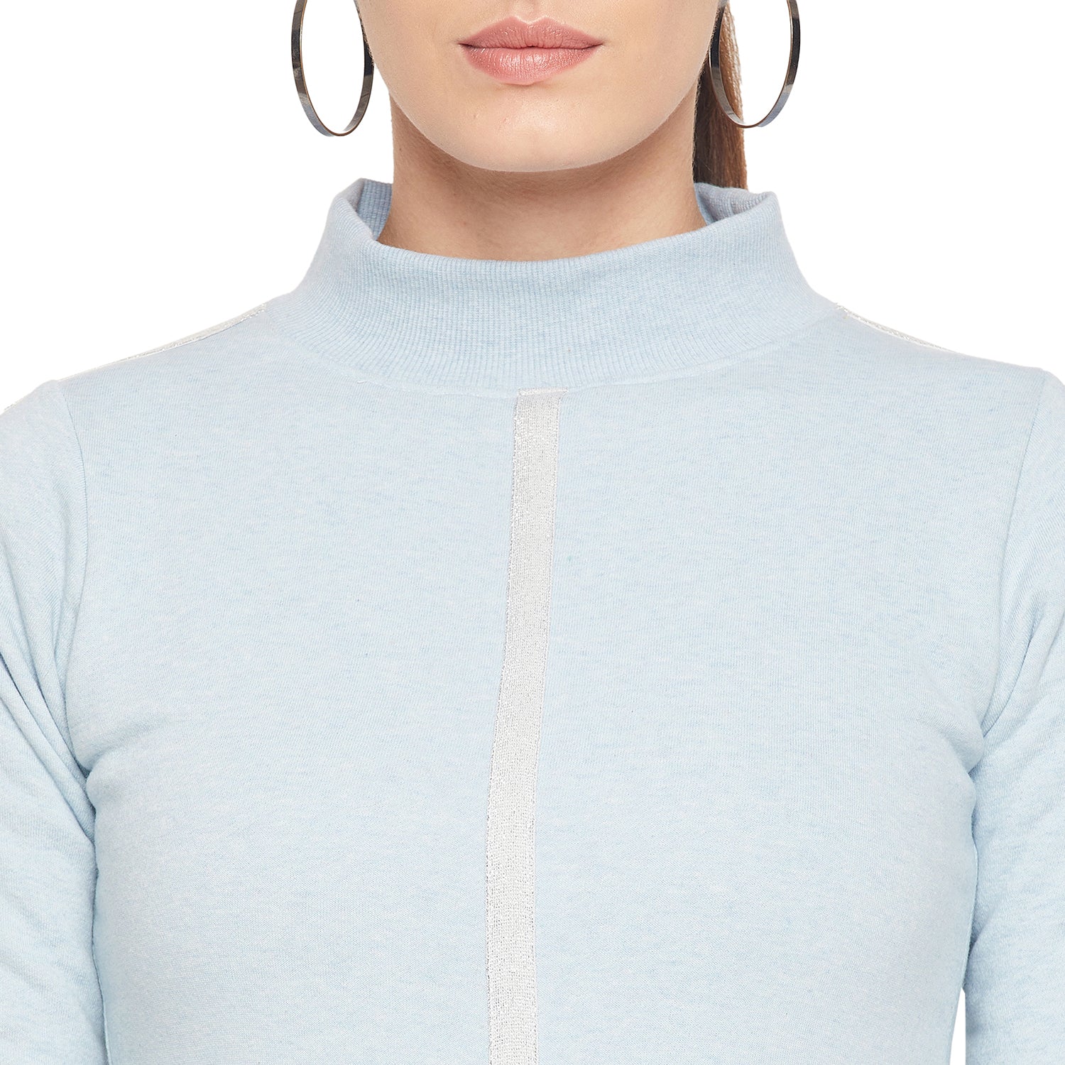 Duke Urban Women Full Sleeve High Neck Sweatshirt (LFX770)