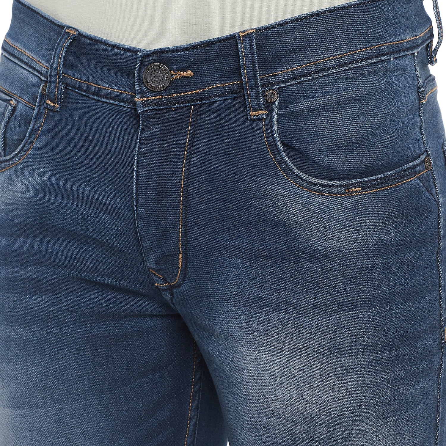 Duke Stardust Men Slim Fit Stretchable Jeans (SDD5240)