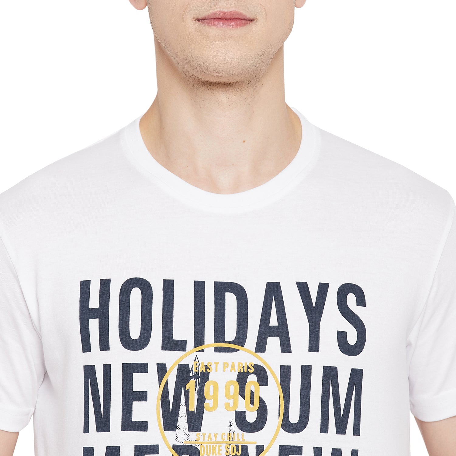 Duke Stardust Men Half Sleeve Cotton T-shirt (LF5287)