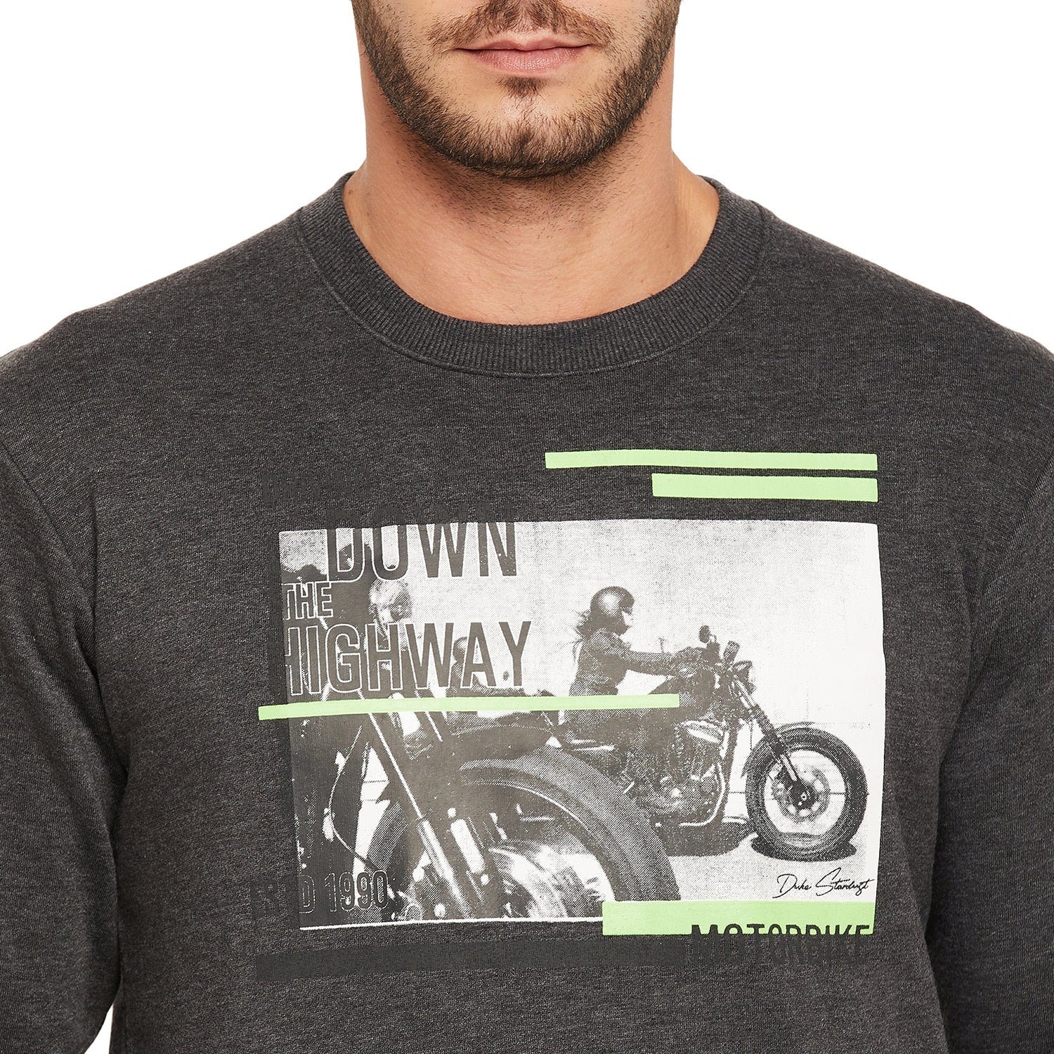 Duke Urban Men Round Neck Sweatshirt (LF3621)