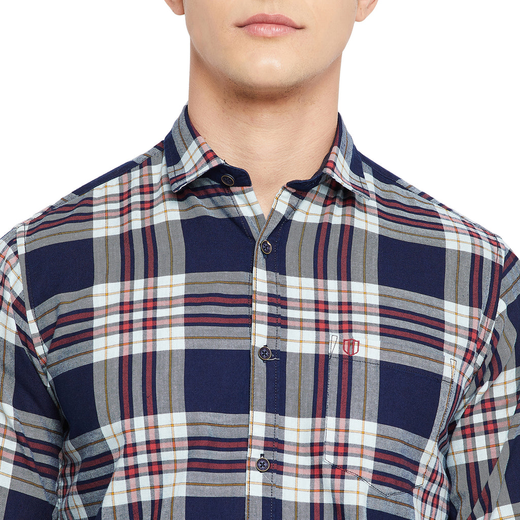 Duke Stardust Men Full Sleeve  Cotton Shirt (SDO5CKIB)