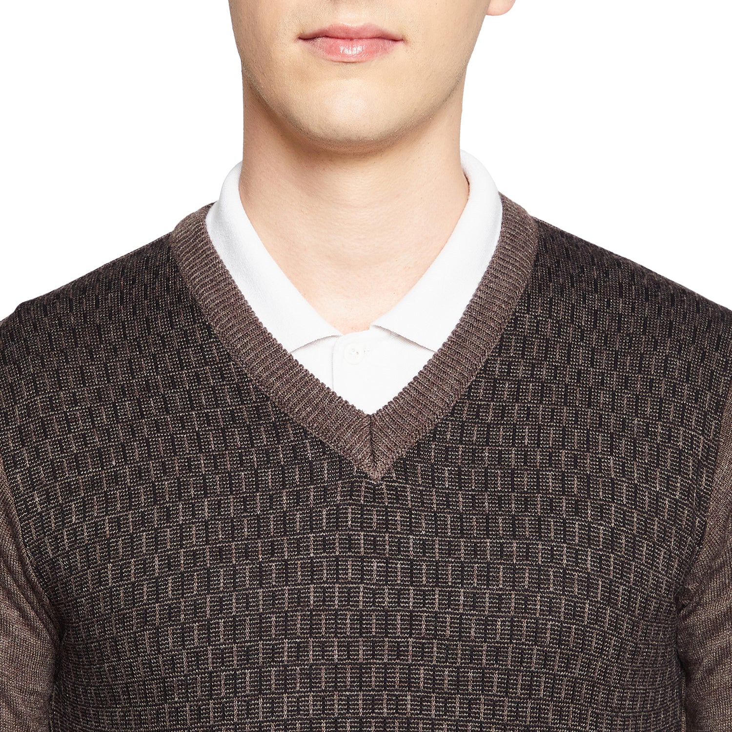 Duke Urban Men Full Sleeve V Neck Sweater (SDS8088)