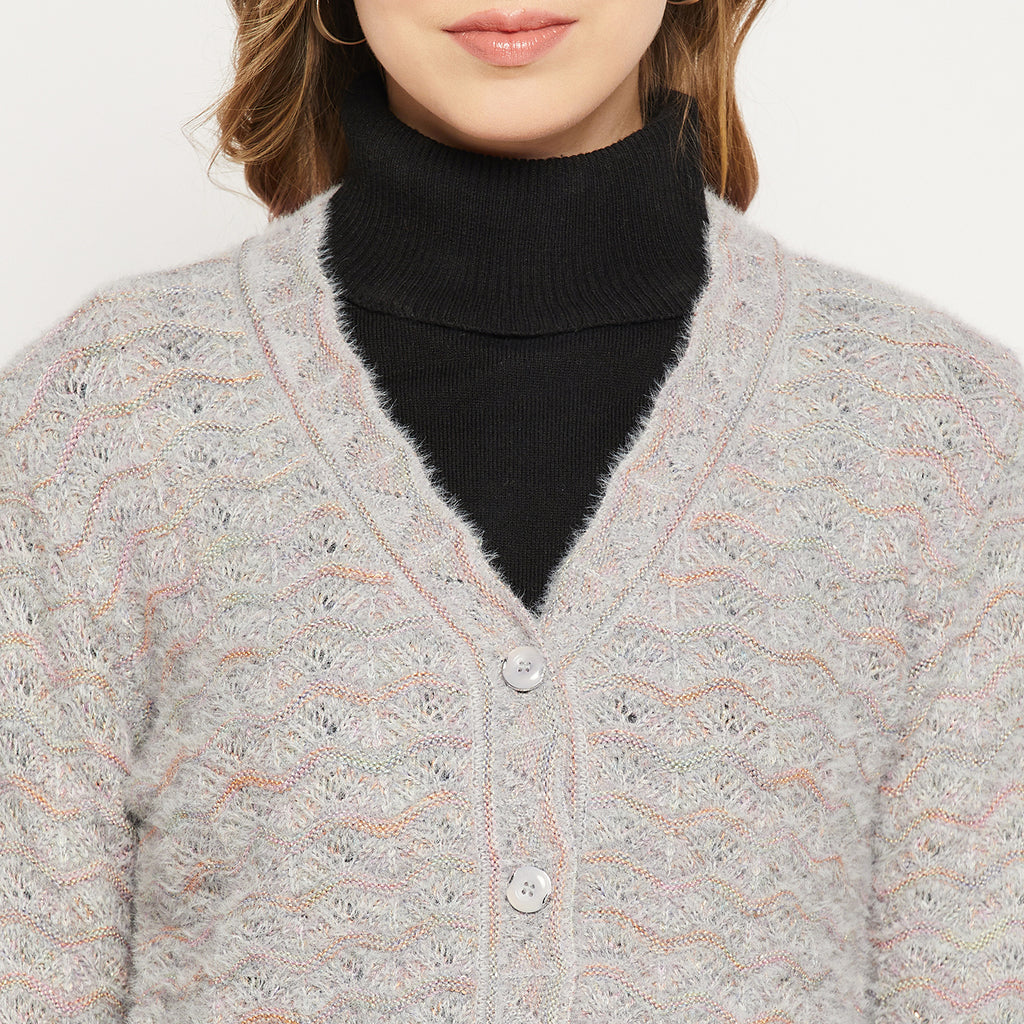 Duke Stardust Women Full Sleeve Cardigan (SDS9739)