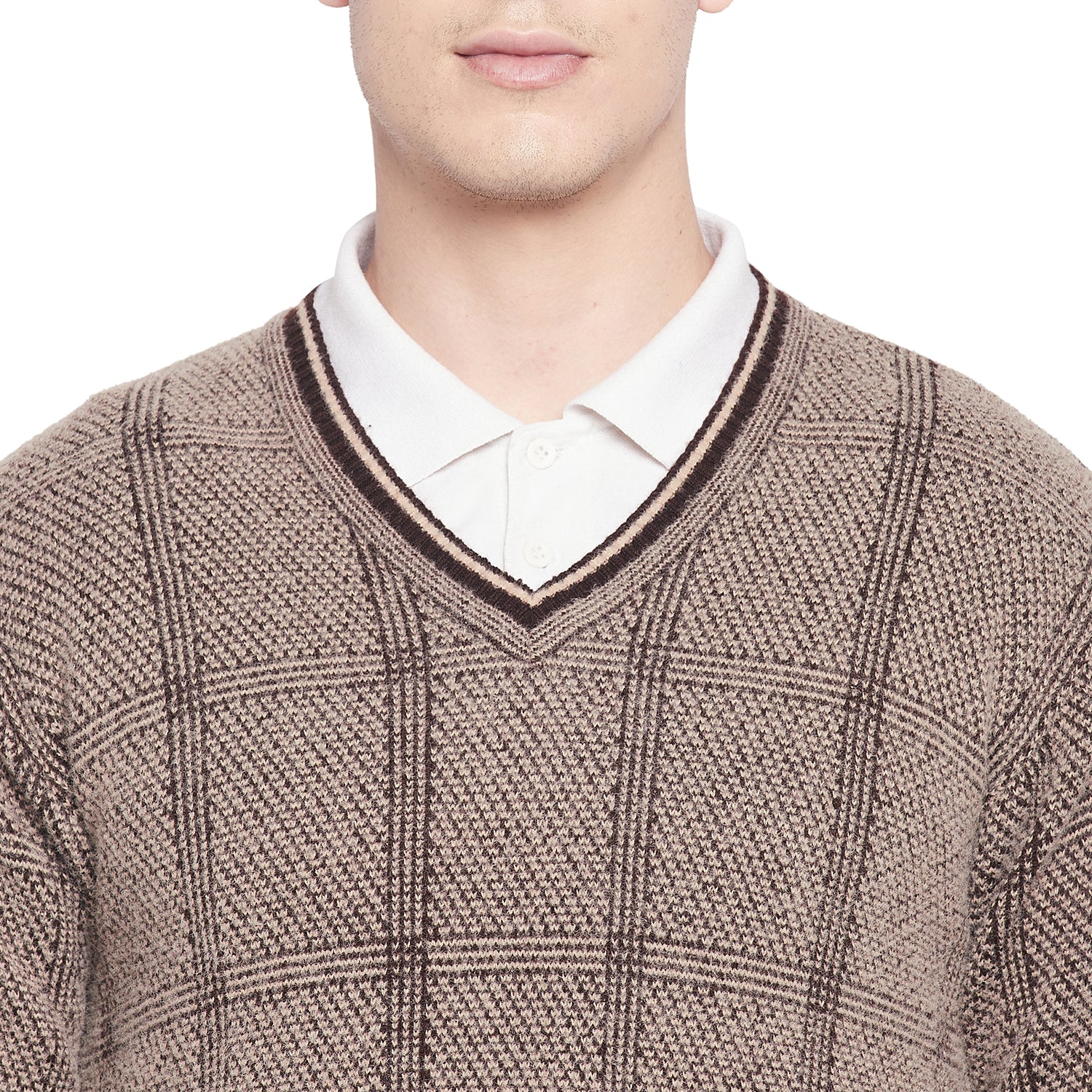 Duke Urban Men Full Sleeve V Neck Sweater (SDS2067)