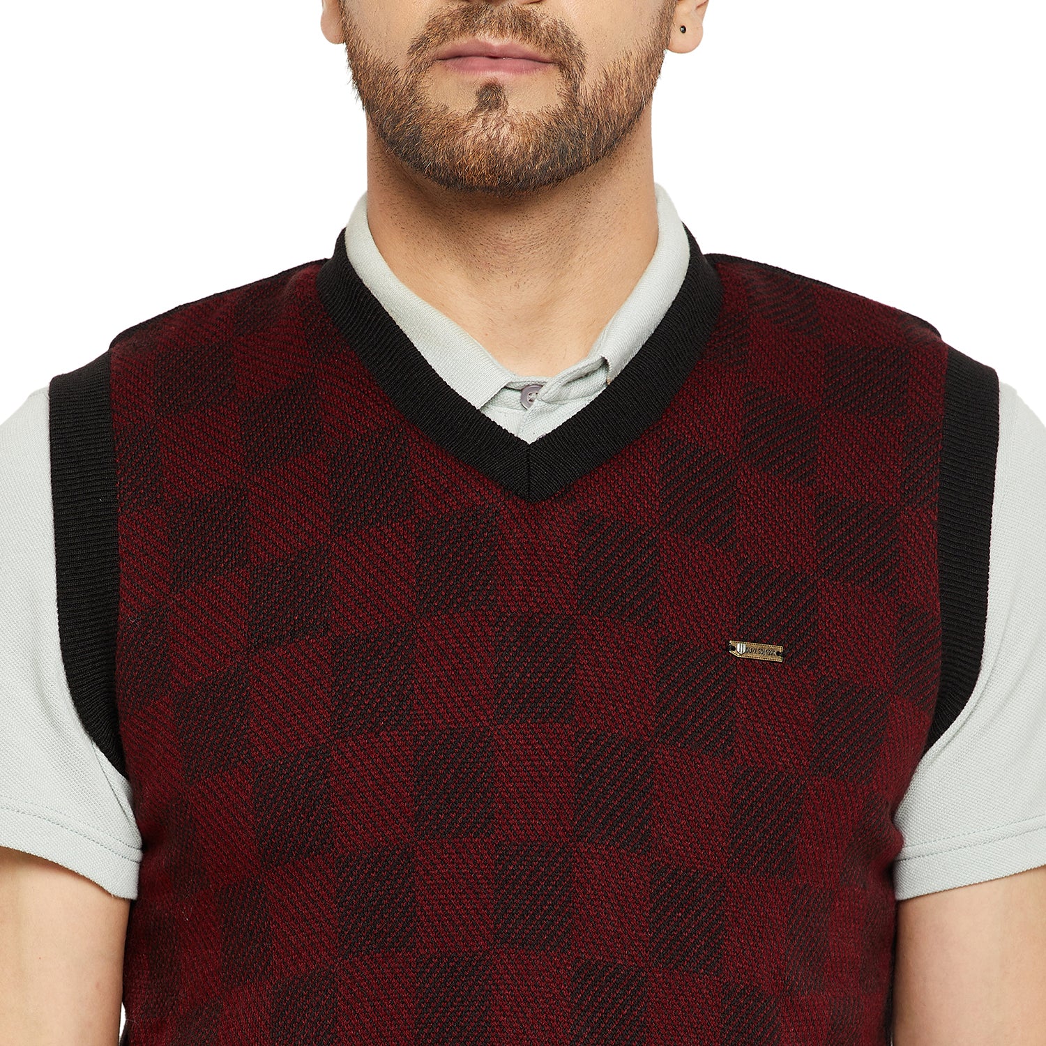 Duke Urban Men Sleeveless Reversible Sweater (SDS2035)