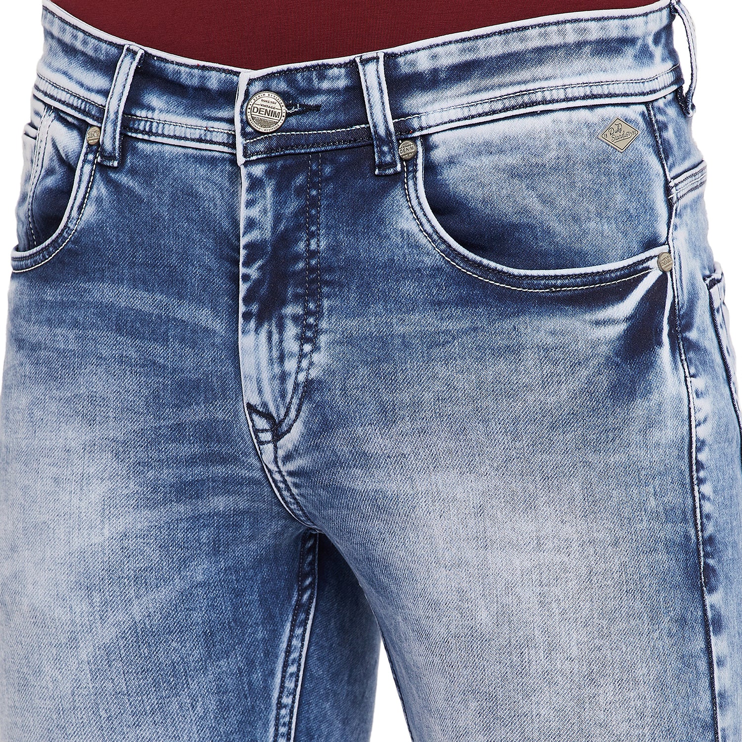 Duke Stardust Men Slim Fit Stretchable Jeans (SDD5222)