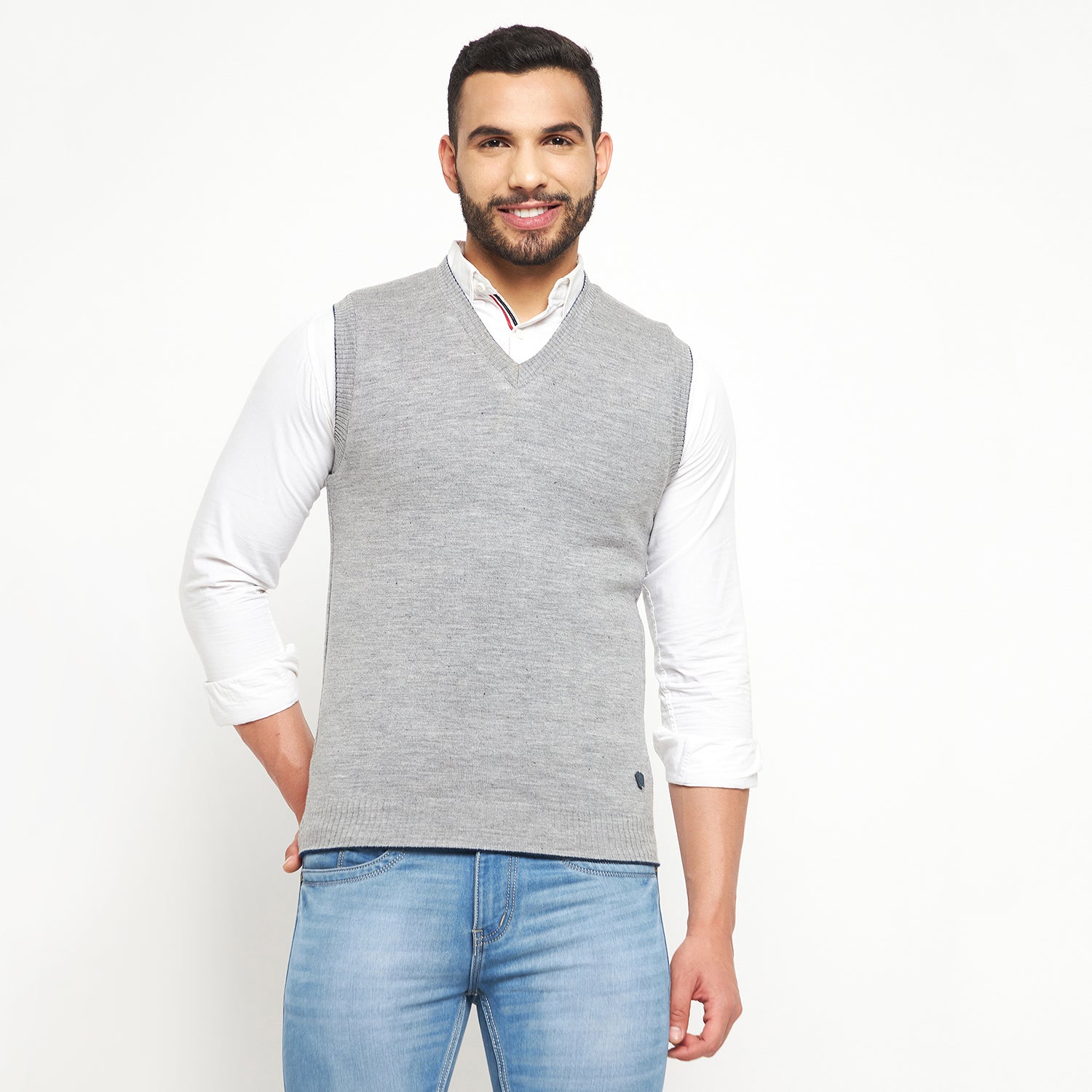 Duke Urban Men Sleeveless Reversible Sweater (SDS2041)