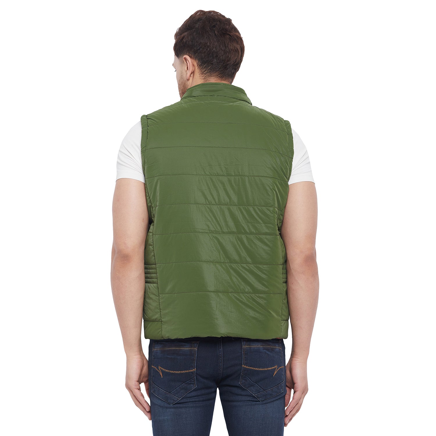 Duke Urban Men Sleeveless Reversible Jacket (SDZ913)