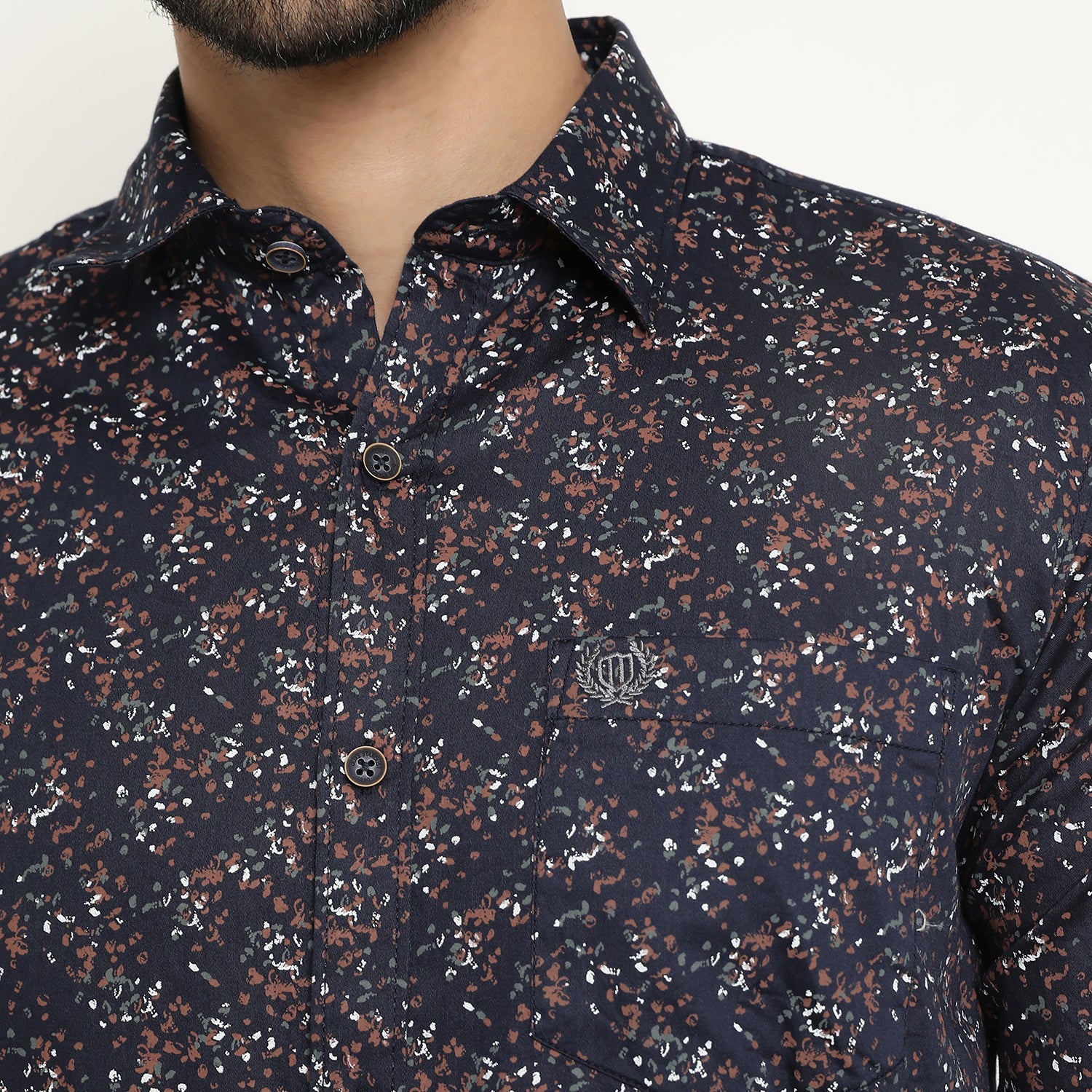 Duke Urban Men Full Sleeve Cotton Shirt (SDO6PRTG)