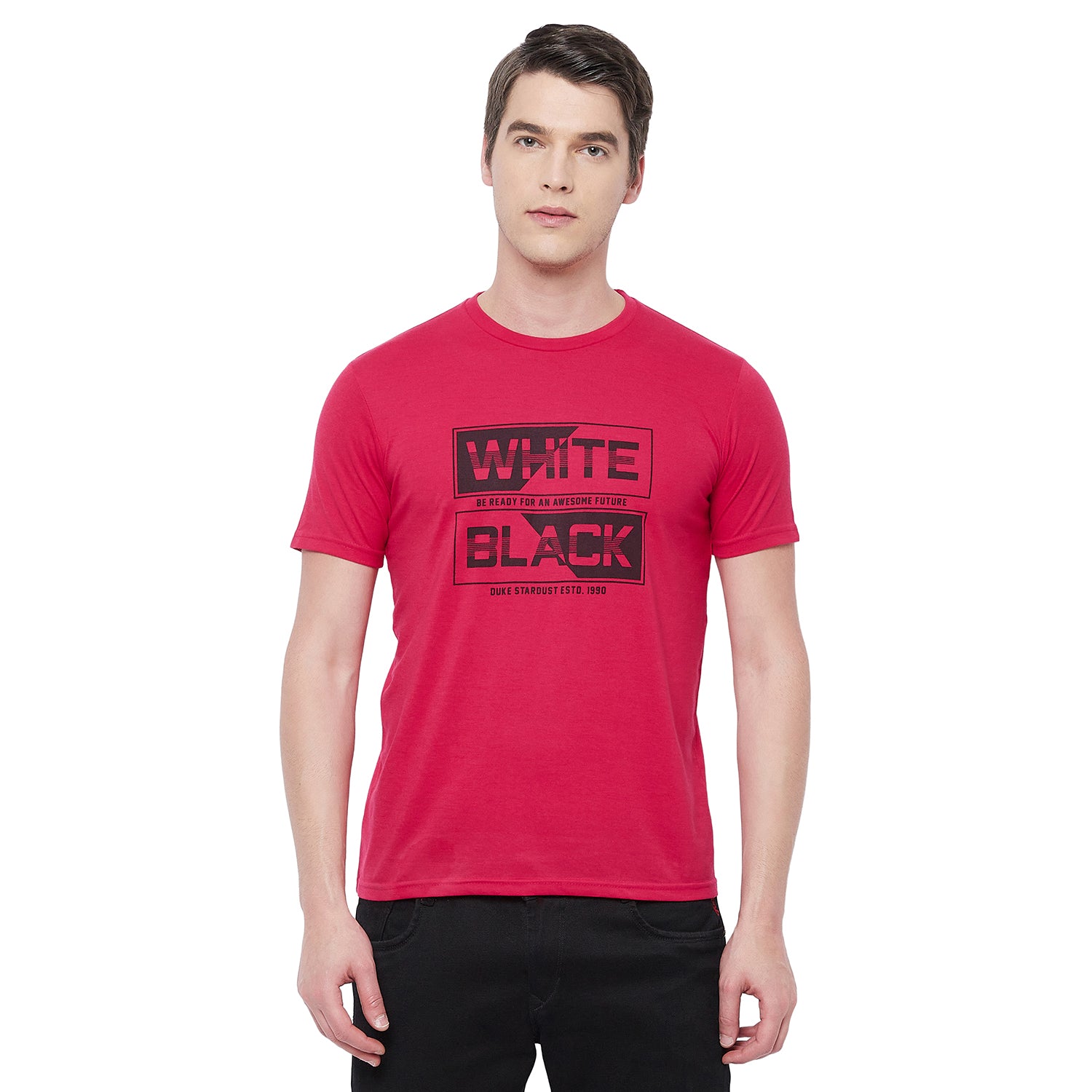 Duke Urban Men Half Sleeve Cotton T-shirt (ONSDVP37)