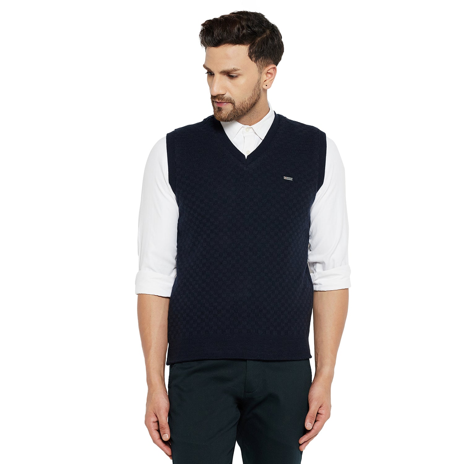 Duke Urban Men Sleeveless Reversible Sweater (SDS2035)