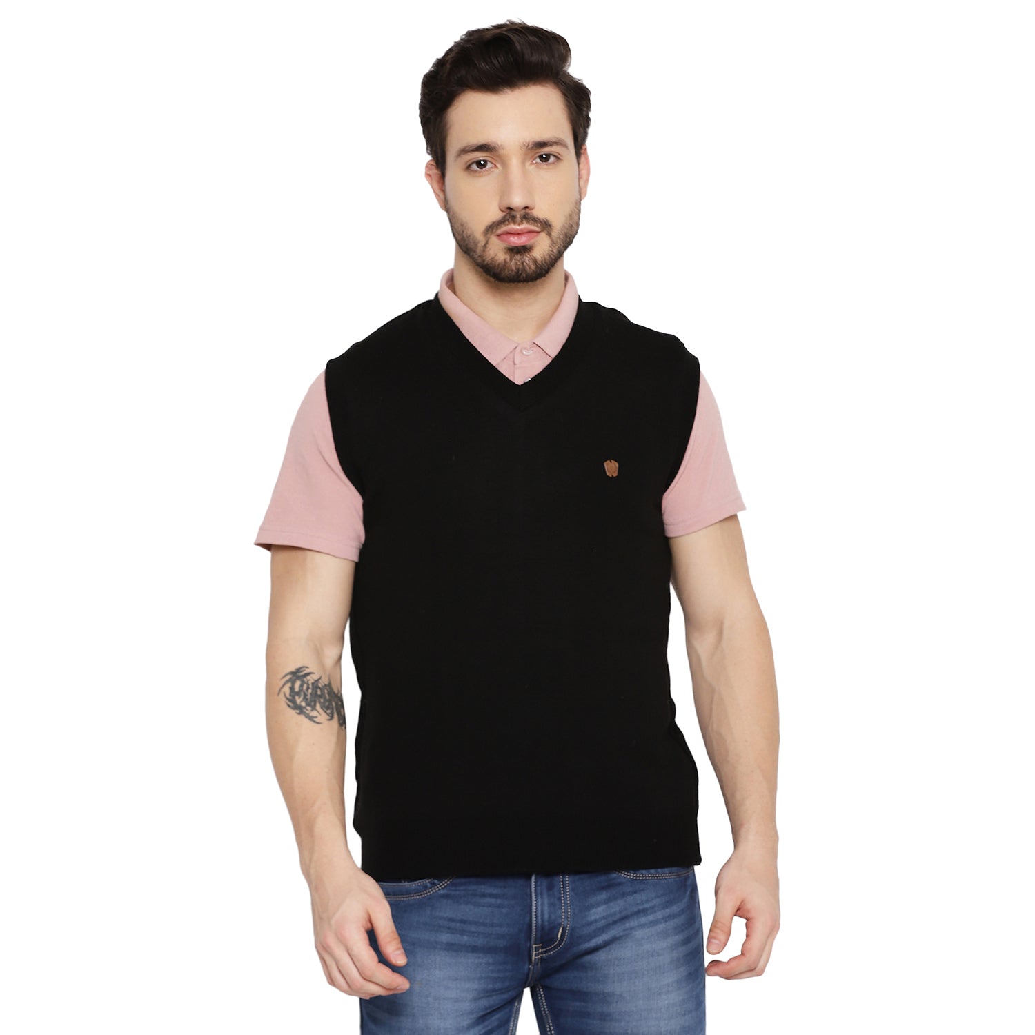 Duke Urban Men Sleeveless Reversible Sweater (SDS2036)