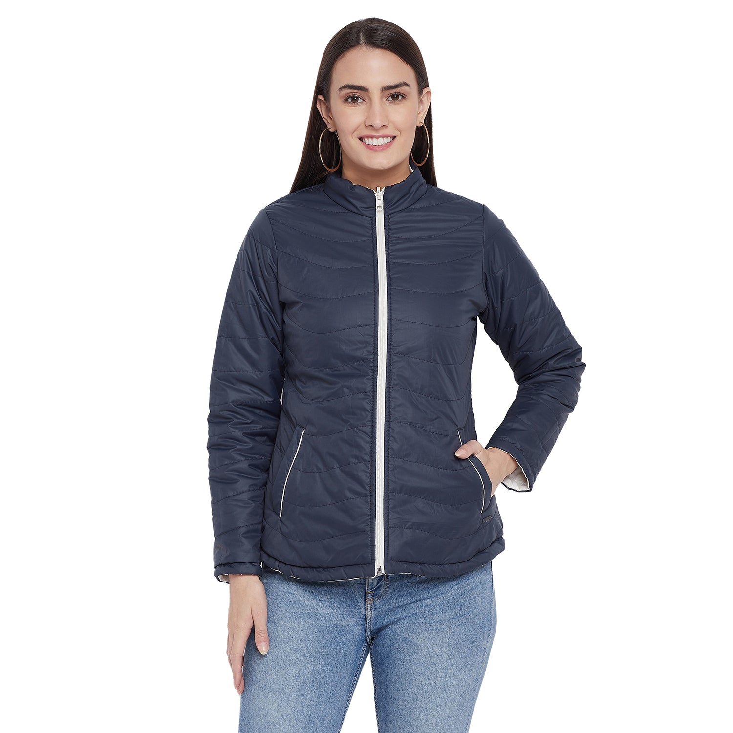 Duke Urban Women Full Sleeve Reversible Jacket (SDZ6716)