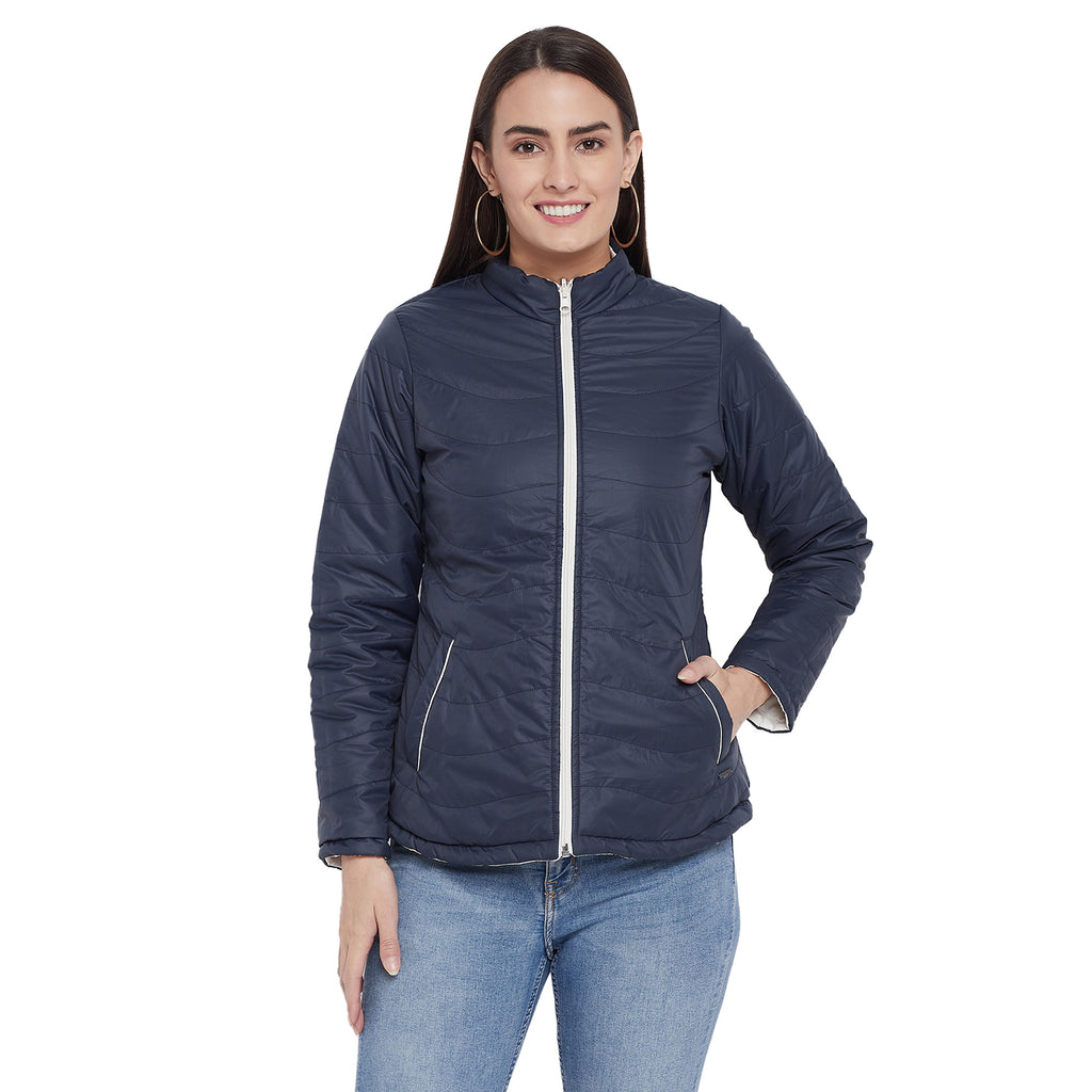Duke Stardust Women Full Sleeve Reversible Jacket (SDZ6716)