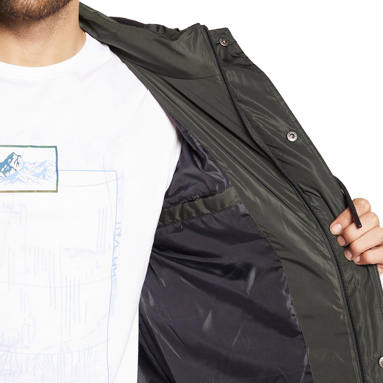 Duke Urban Men Full Sleeve Hooded Jacket (SDZ1087)