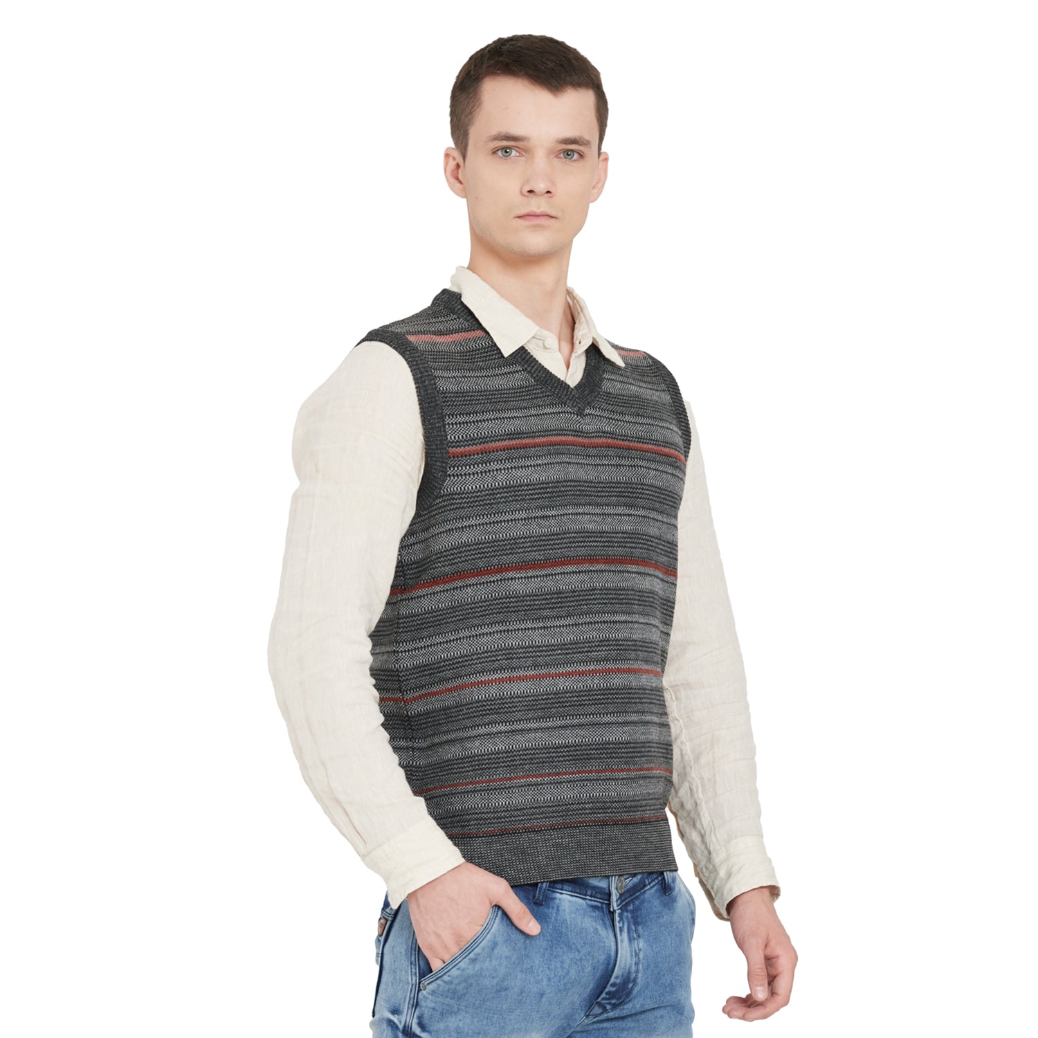 Duke Urban Men Sleeveless Sweater (SDS709)