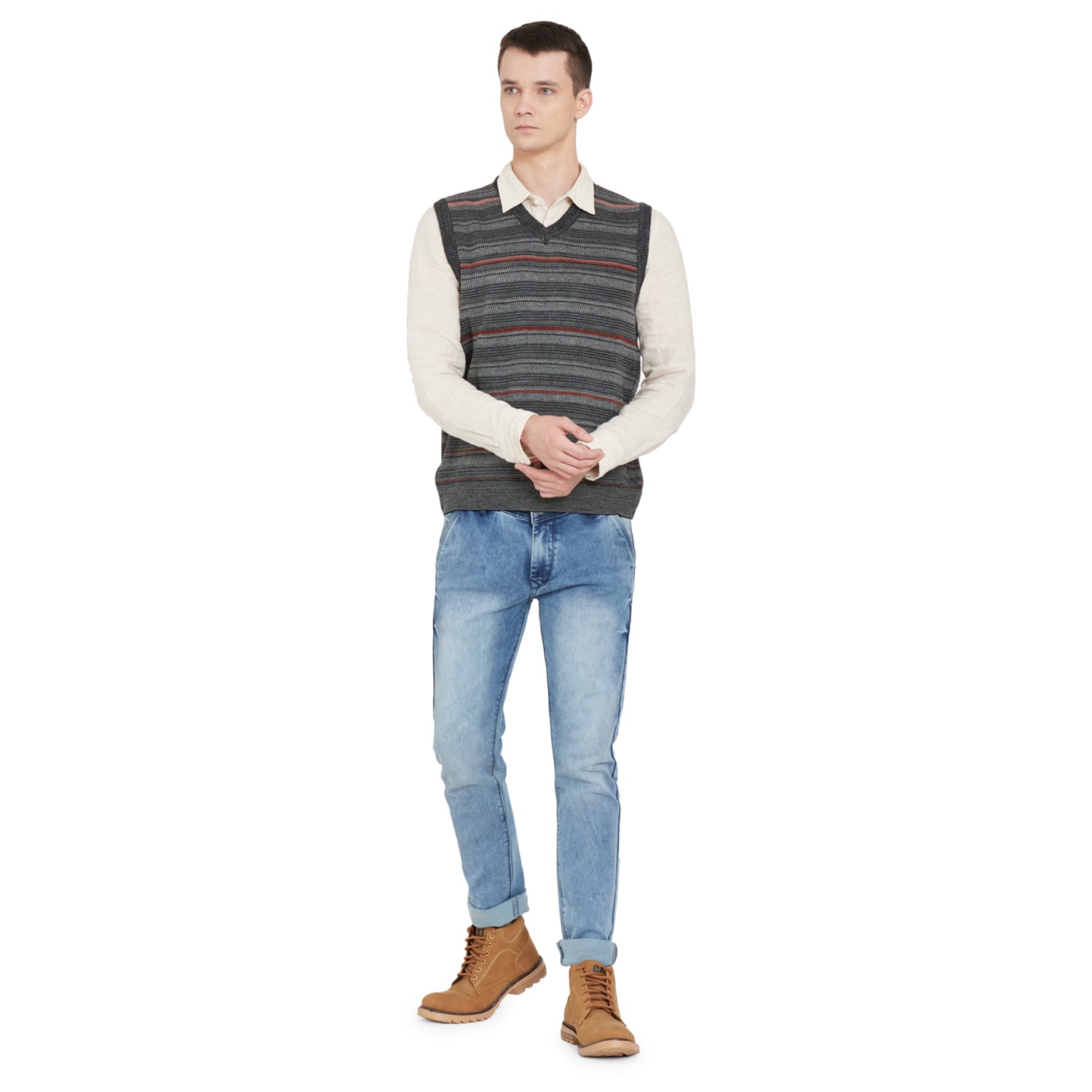 Duke Urban Men Sleeveless Sweater (SDS709)