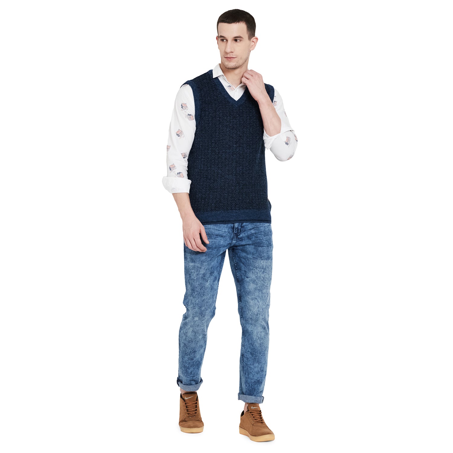 Duke Urban Men Sleeveless Sweater (SDS710)