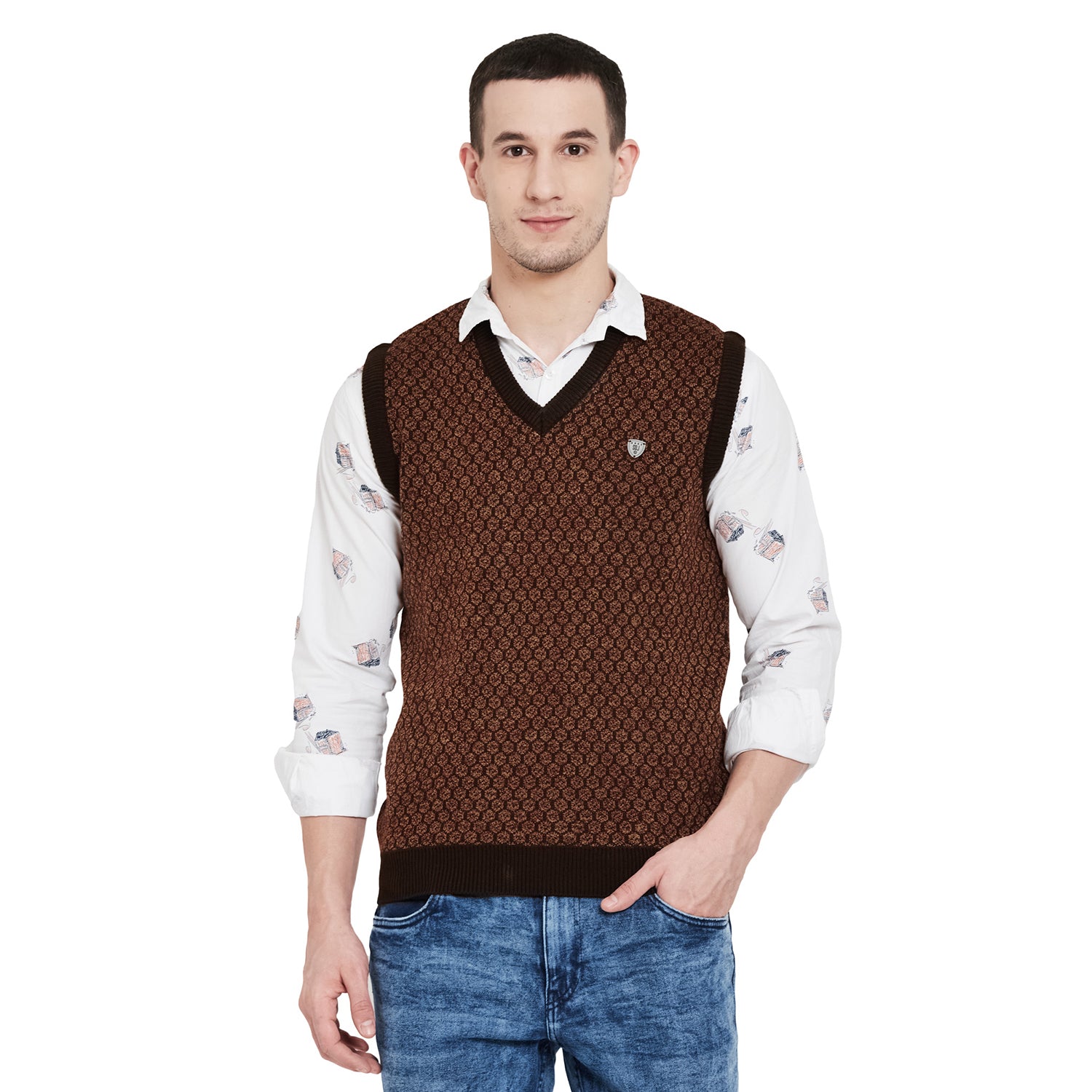 Duke Urban Men Sleeveless Sweater (SDS707)