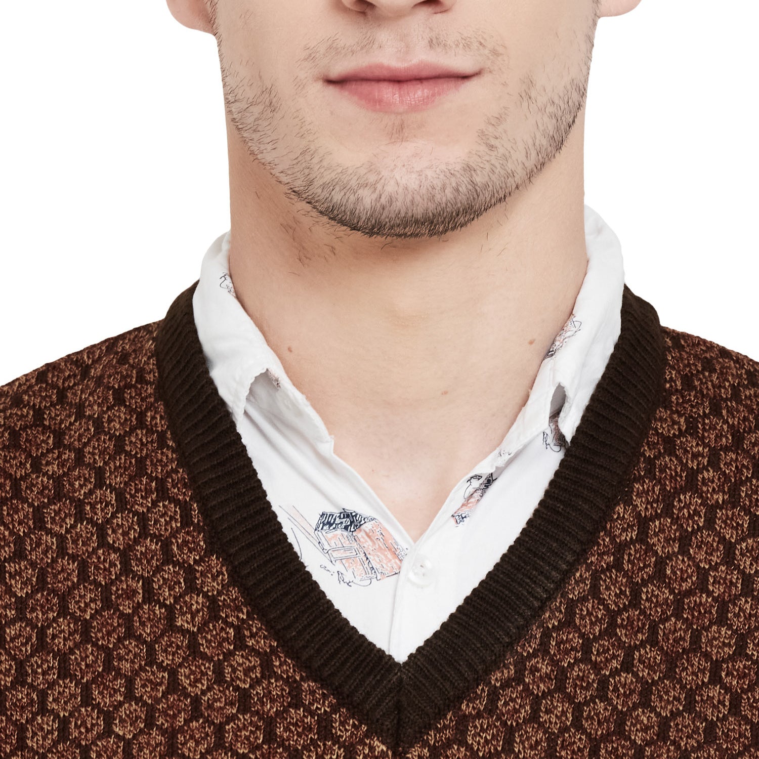 Duke Urban Men Sleeveless Sweater (SDS707)