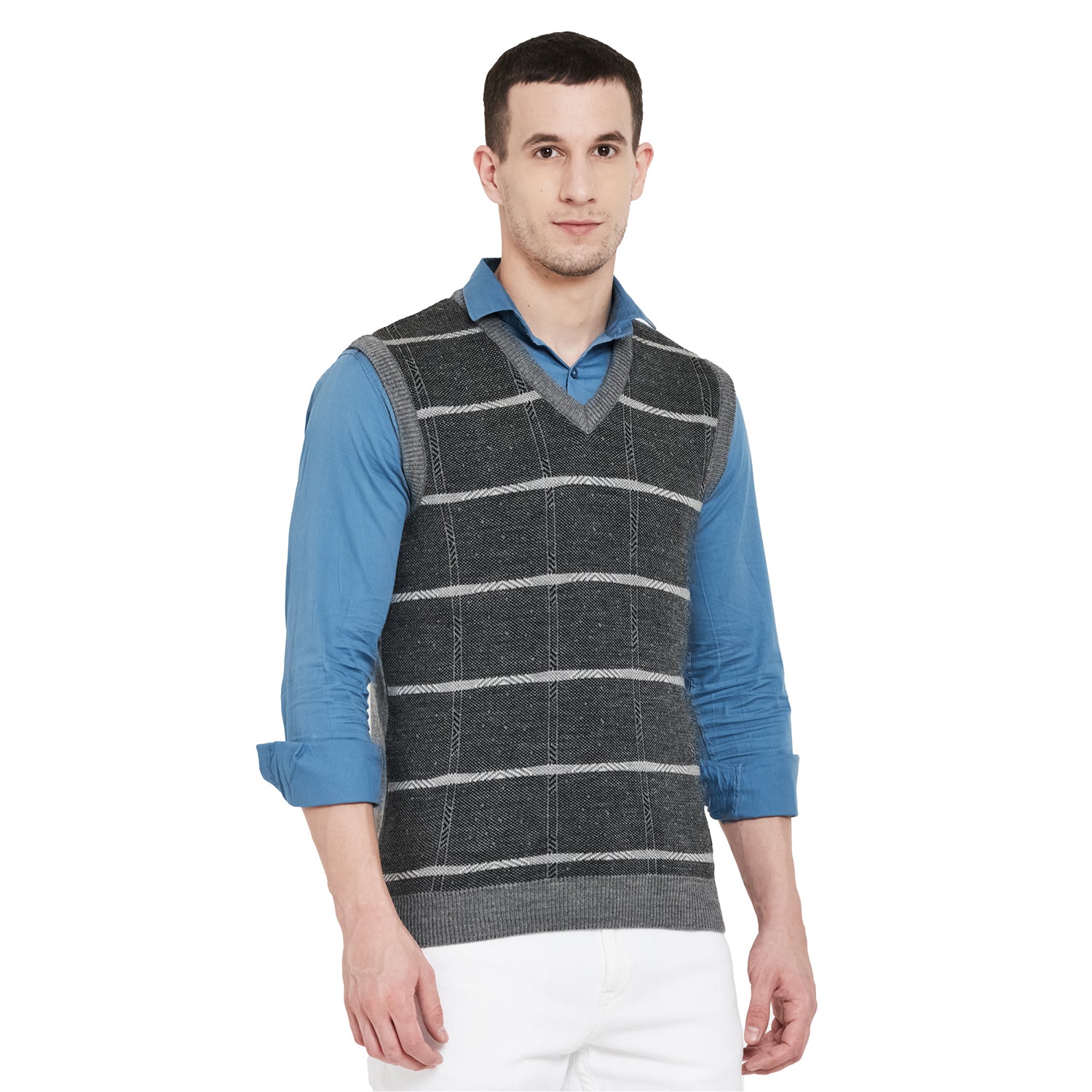 Duke Urban Men Sleeveless Sweater (SDS708)