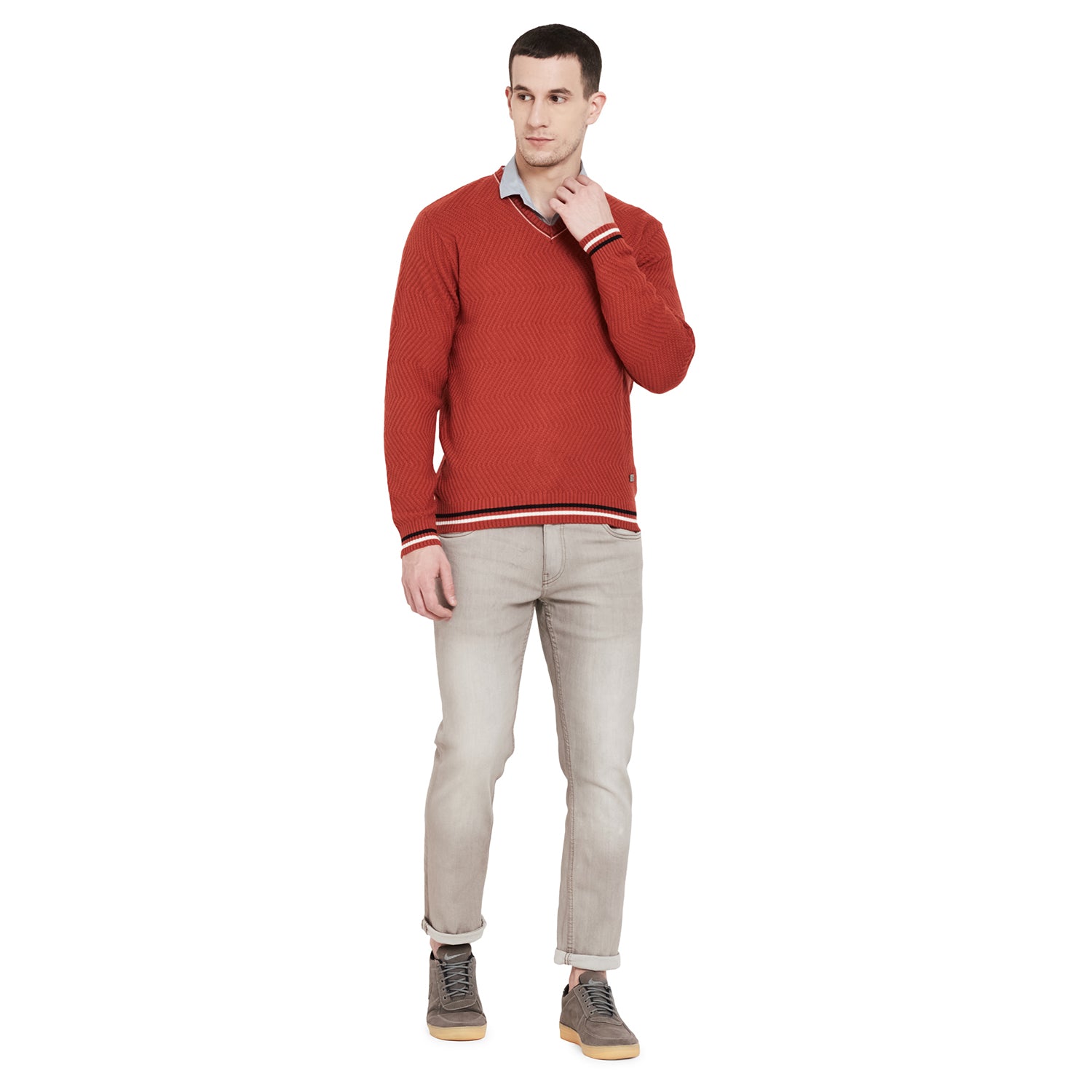Duke Urban Men Long Sleeve Sweater (SDS713)