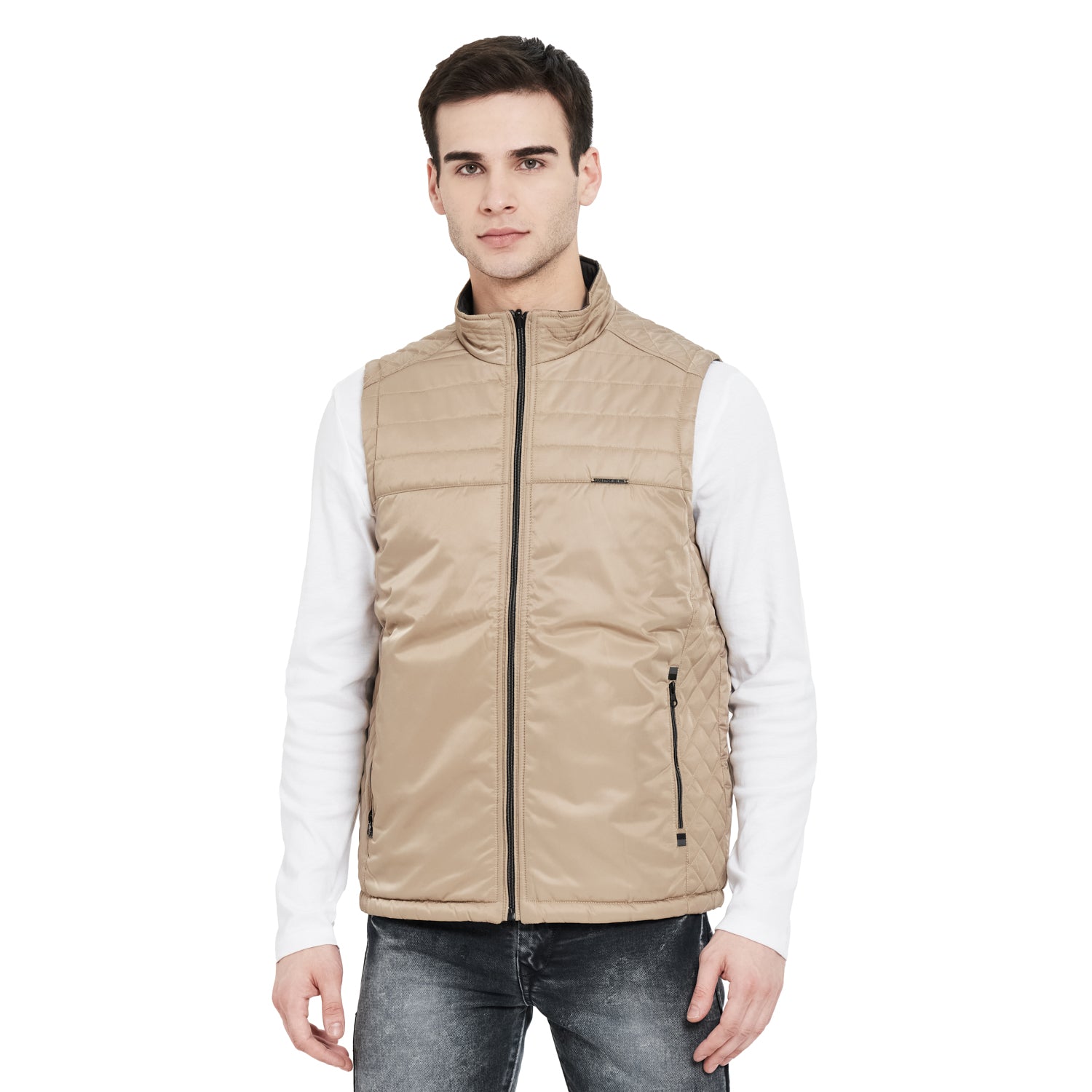 Duke Urban Men Sleeveless Reversible Jacket (SDZ911)