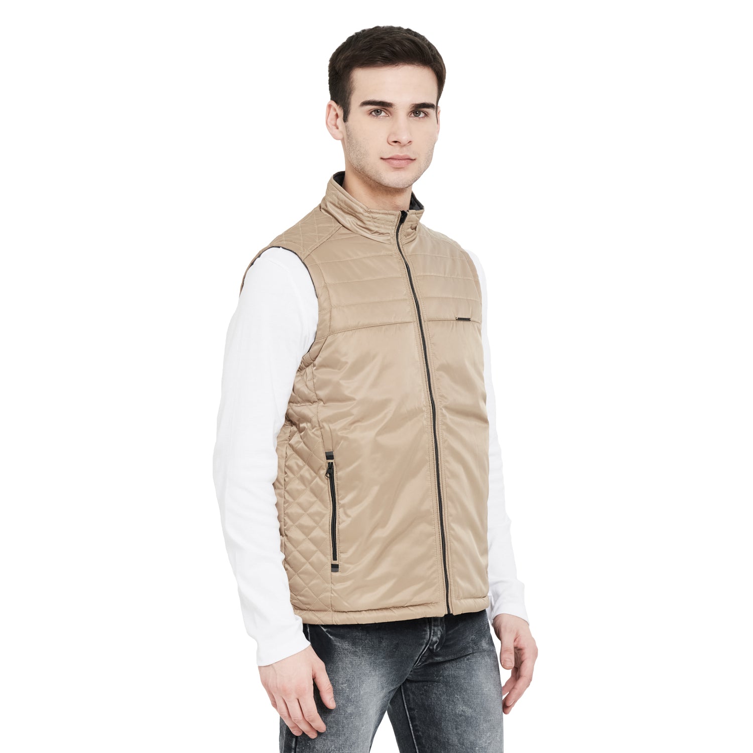 Duke Urban Men Sleeveless Reversible Jacket (SDZ911)