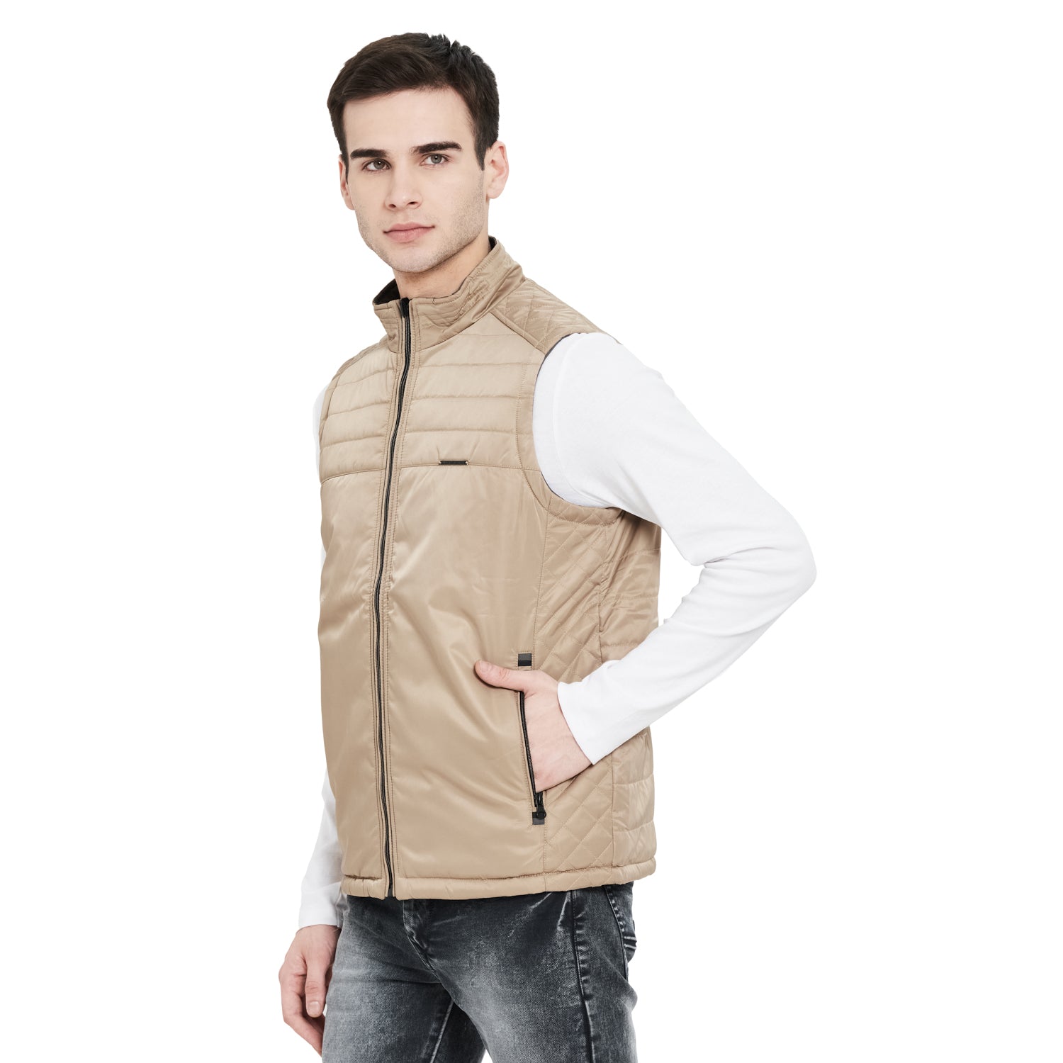 Duke Urban Men Sleeveless Reversible Jacket (SDZ911)