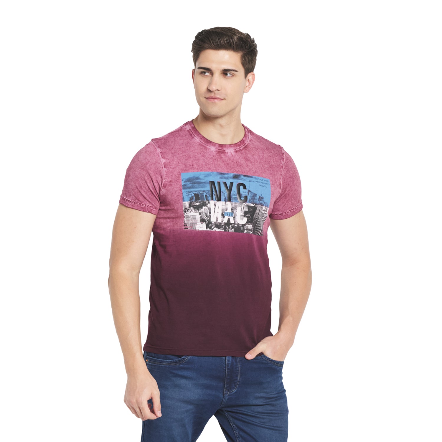 Duke Stardust Men Half Sleeve Cotton T-Shirt (LF5193)