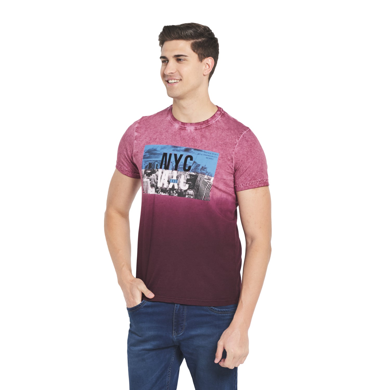 Duke Stardust Men Half Sleeve Cotton T-Shirt (LF5193)