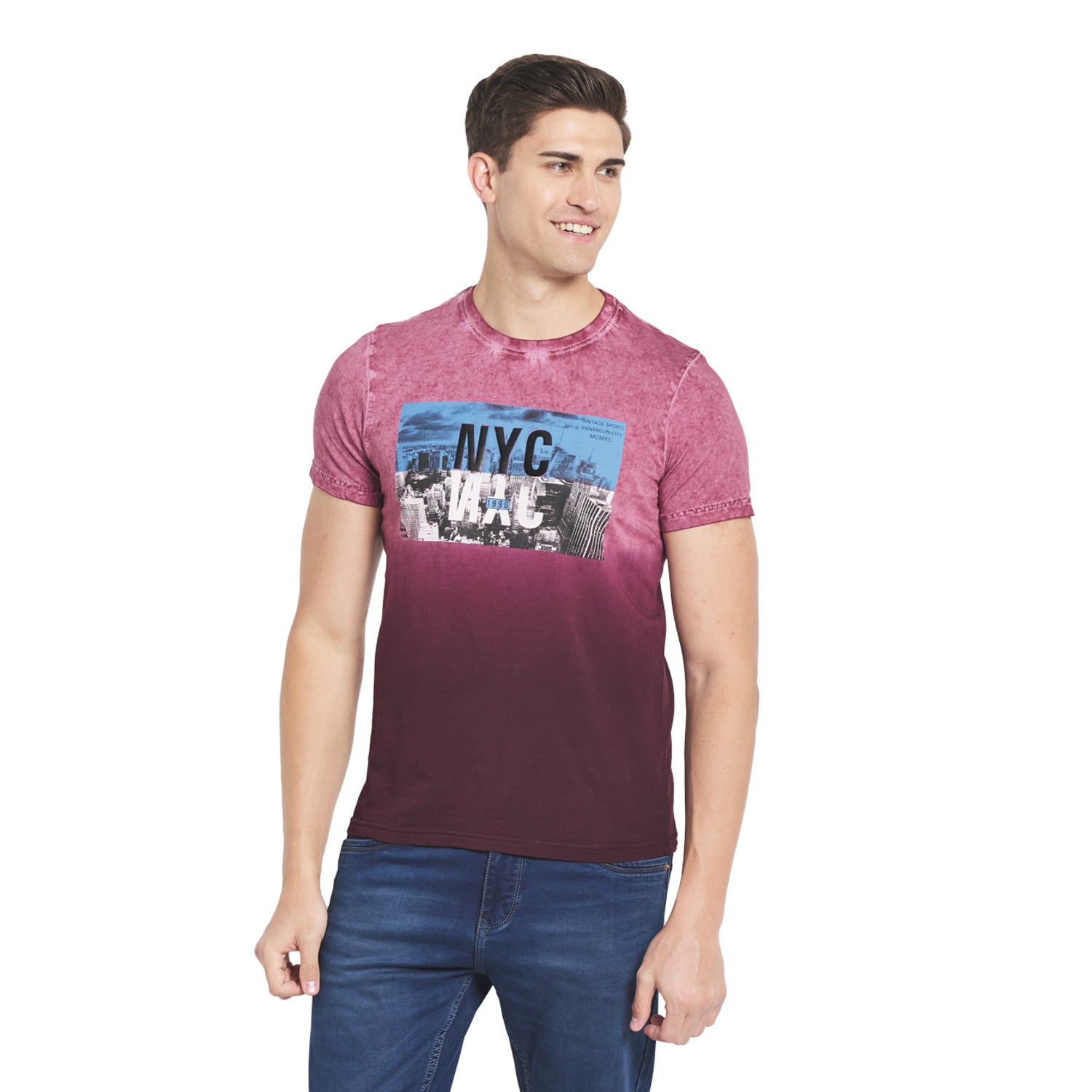 Duke Stardust Men Half Sleeve Cotton T-Shirt (LF5193)