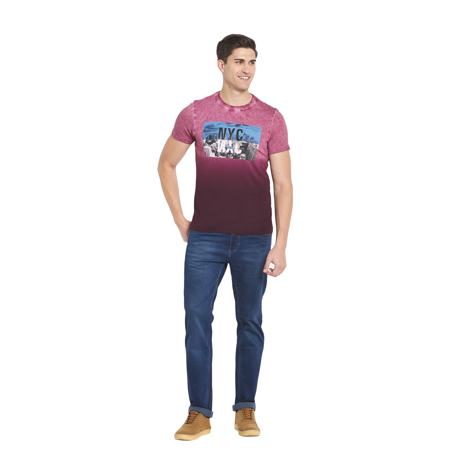 Duke Stardust Men Half Sleeve Cotton T-Shirt (LF5193)