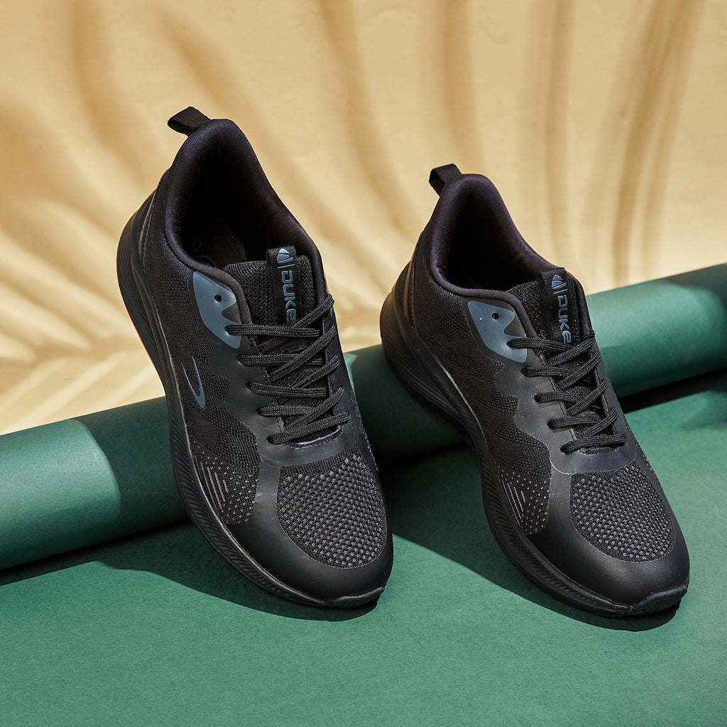 Duke black running shoes sales
