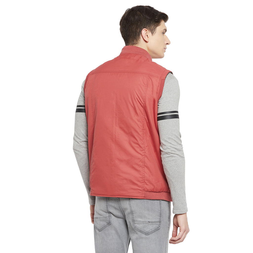 Duke Urban Men Sleeveless Reversible Jacket (SDZ912)